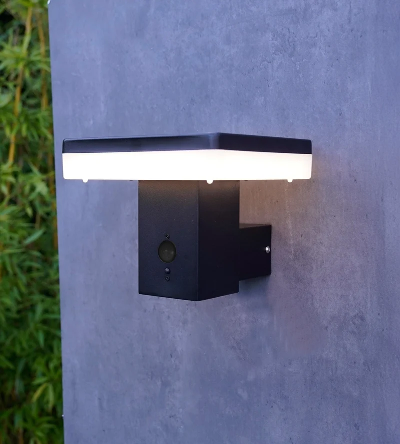 Applique murale solaire extérieure LED SUN–1000 avec détecteur - 3 modes d'éclairages 150 à 1500 lumens