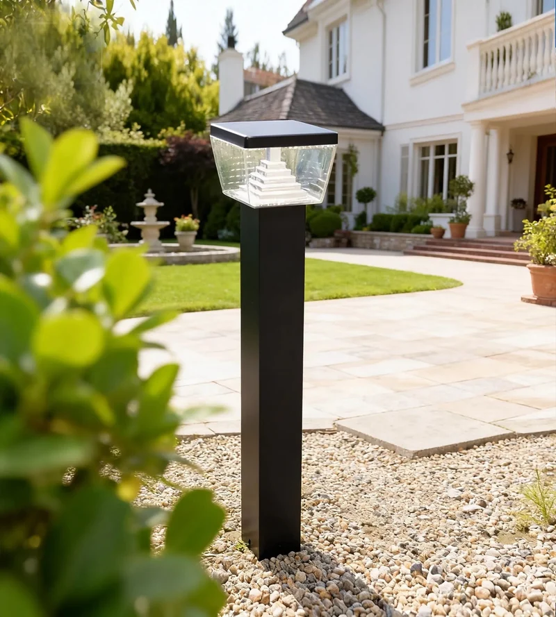 Borne extérieure LED LIBERTY noire 1000 lumens