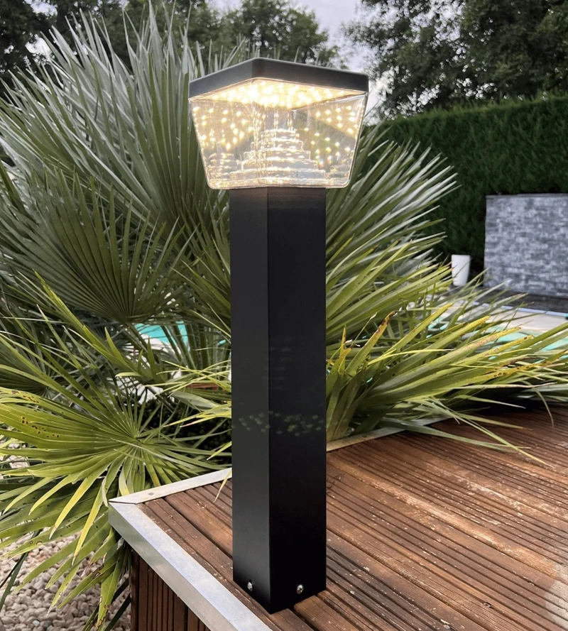 Borne extérieure LED LIBERTY noire 1000 lumens