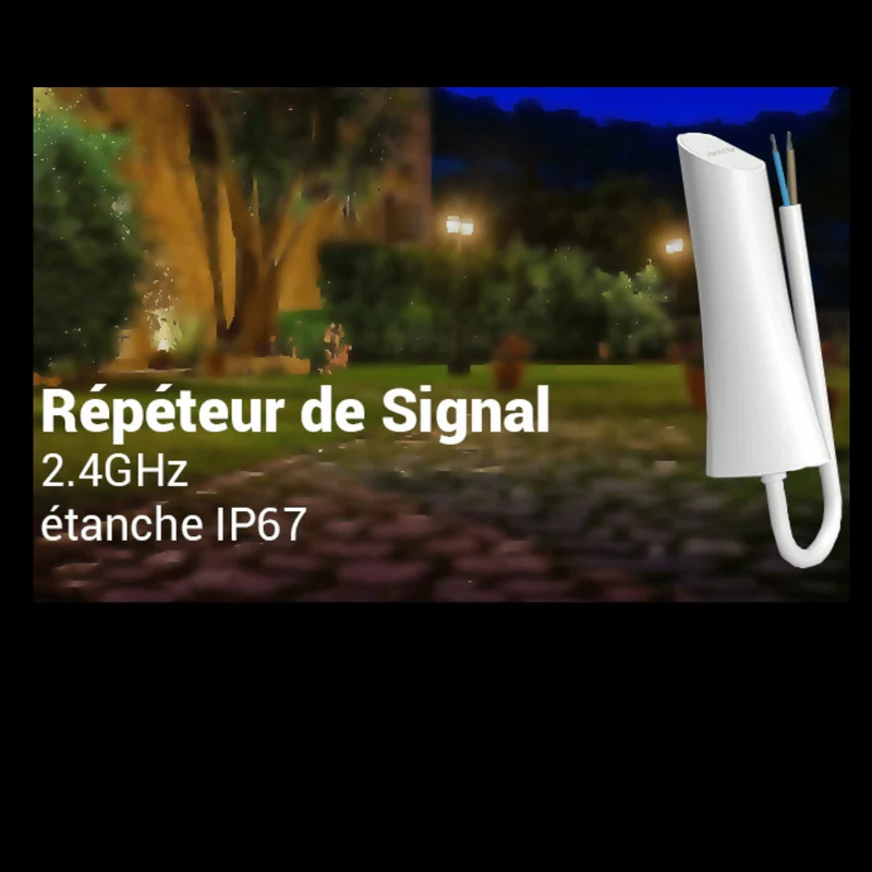Amplificateur de signal pour éclairage RGB+CCT connecté série 2.4GHz