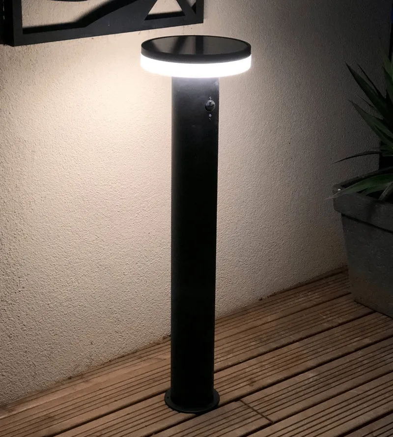 Borne solaire extérieure LED ALTO+ télécommandable avec détecteur - 3 modes d'éclairage 150 à 1000 lumens
