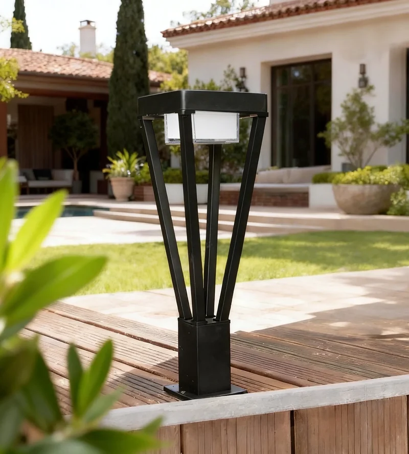 Borne extérieure BN–LUXOR noire - Ampoule GX53 non incluse