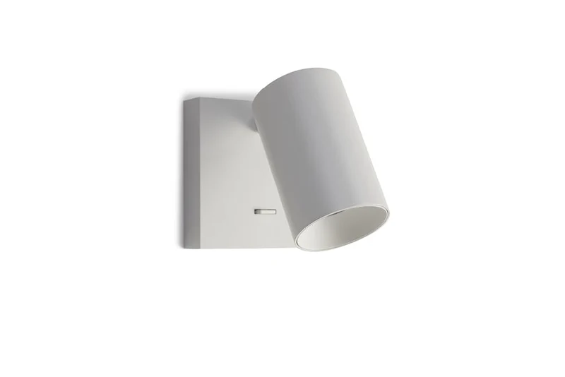 SpotOn1 Væglampe W.Switch GU10 – Hvid