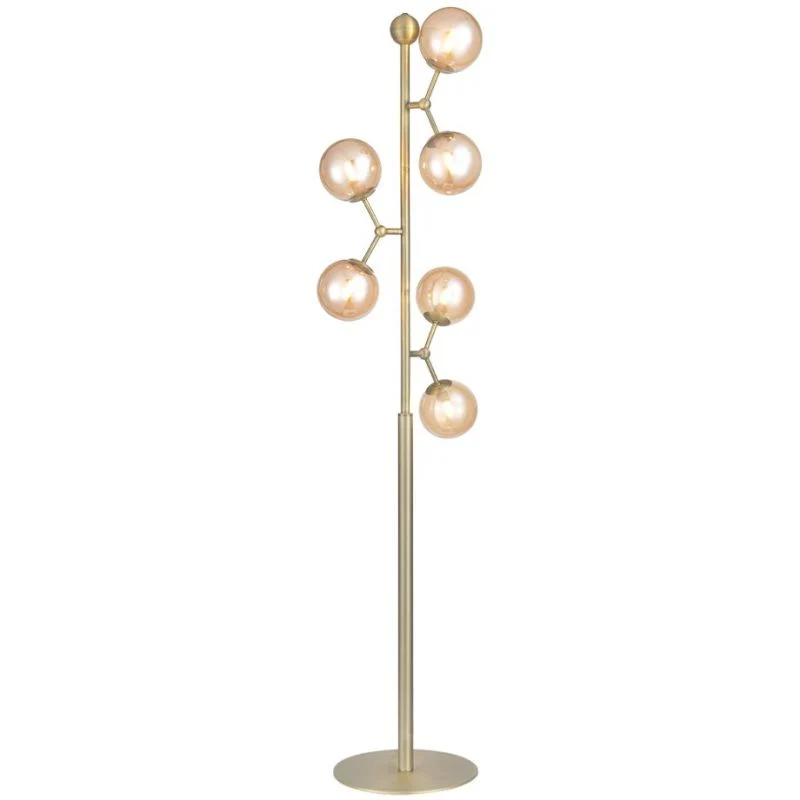 ATOM GULVLAMPE MESSING
