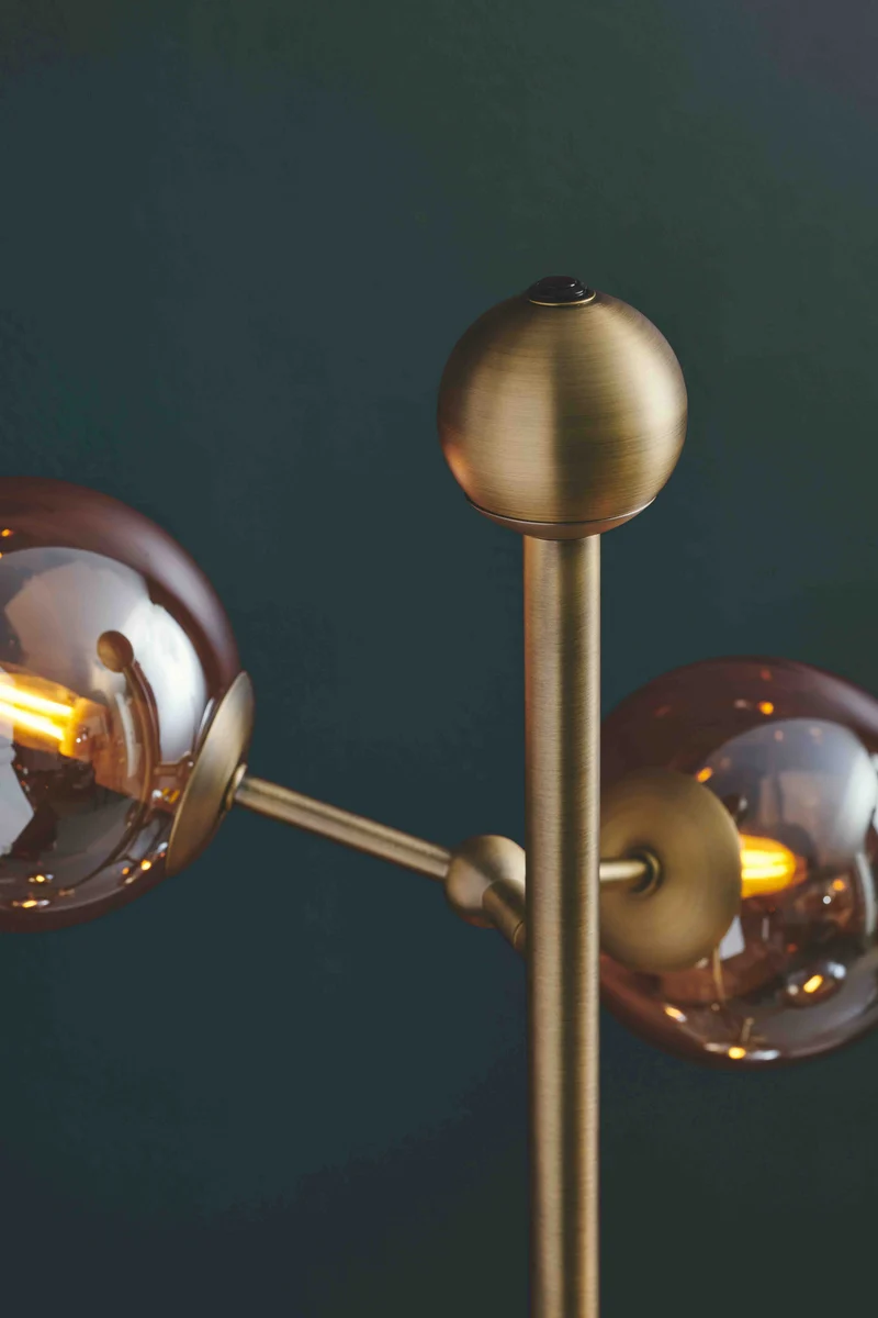 ATOM GULVLAMPE MESSING