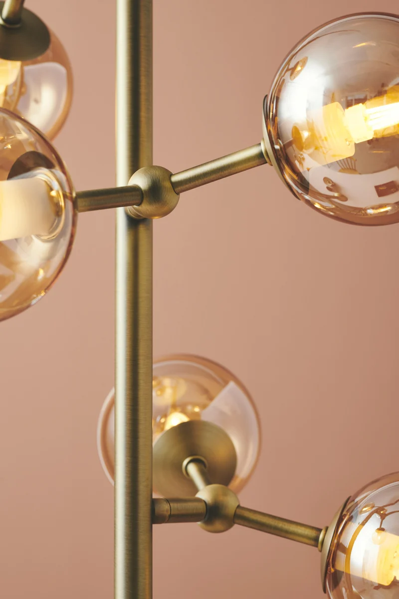 ATOM GULVLAMPE MESSING