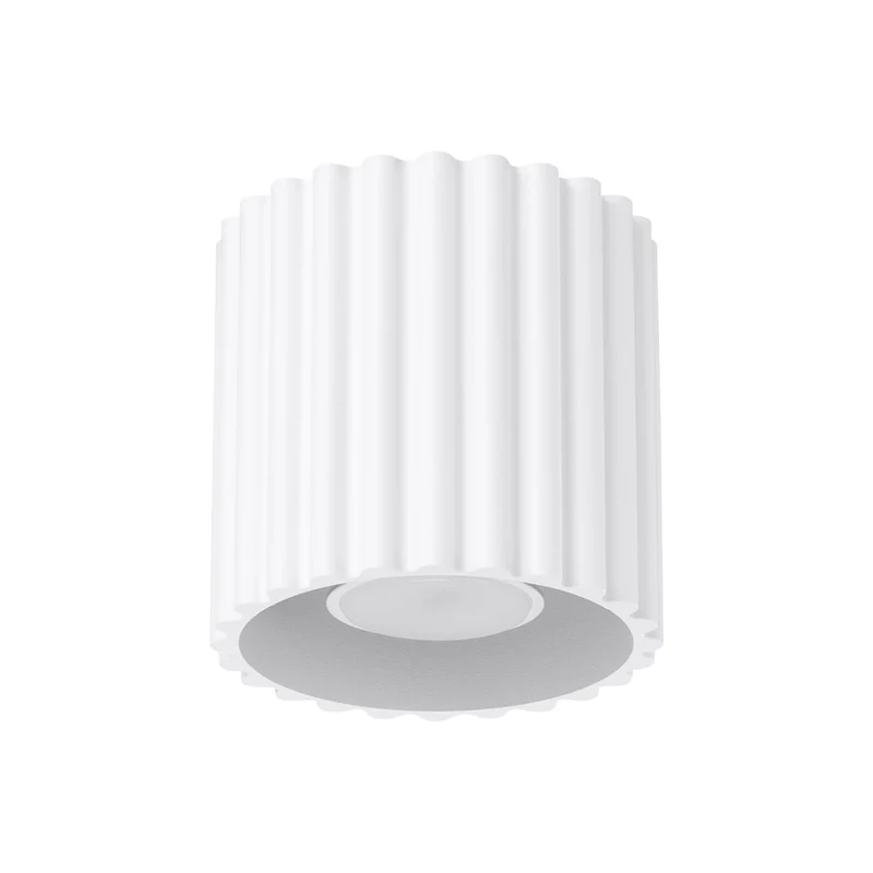 Plafonnier Spot Blanc Minimaliste Ondulé
