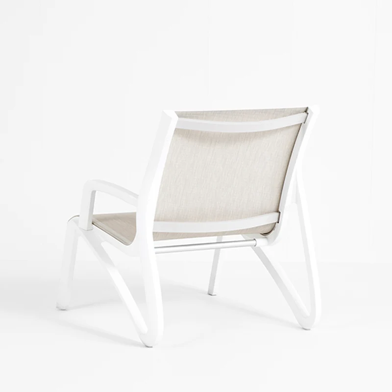 Fauteuil bas d'extérieur contemporain Sunset