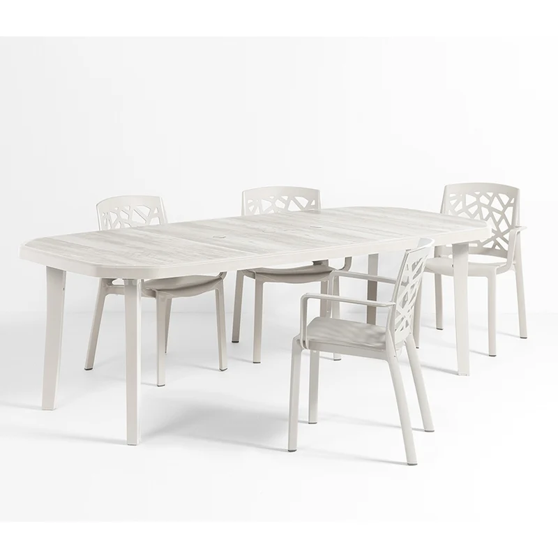 Table résine d'extérieur Nordic 165 x 100 cm