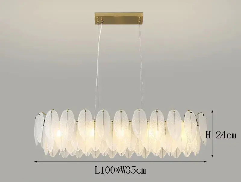 Lustre Blanc Moderne Dimmable Pour Salon