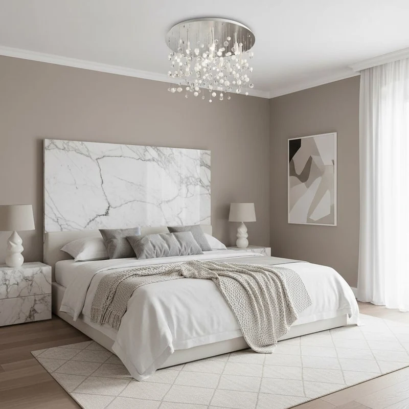 Plafonnier Design avec Gouttes Suspendues