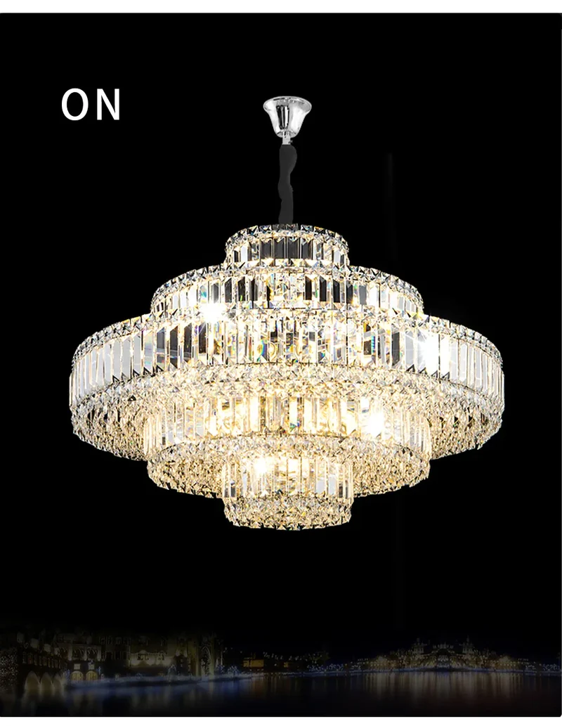 Lustre en Verre pour Salle Luxe