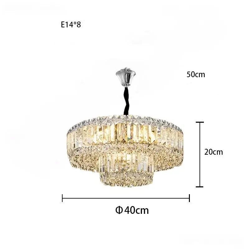 Lustre en Verre pour Salle Luxe