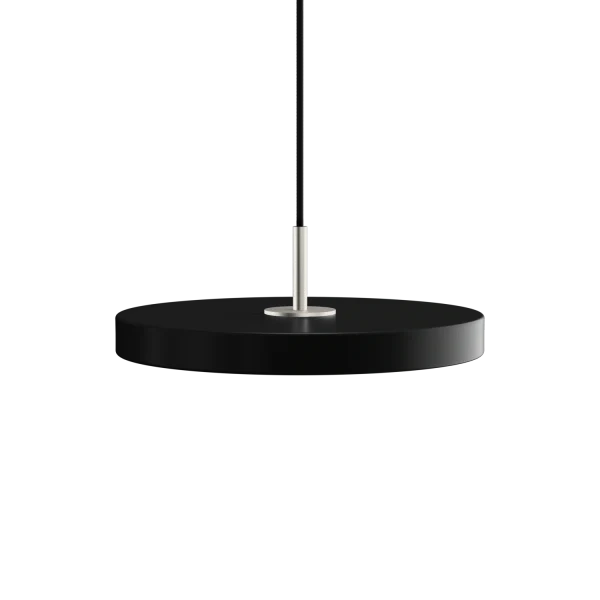 Asteria Mini Black - Steel Top 31 x 10,5 cm, 2.7m cordset