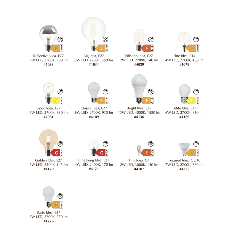Good Idea LED A+ 60 mm / 6W, 2700K, 830 lumens, E27