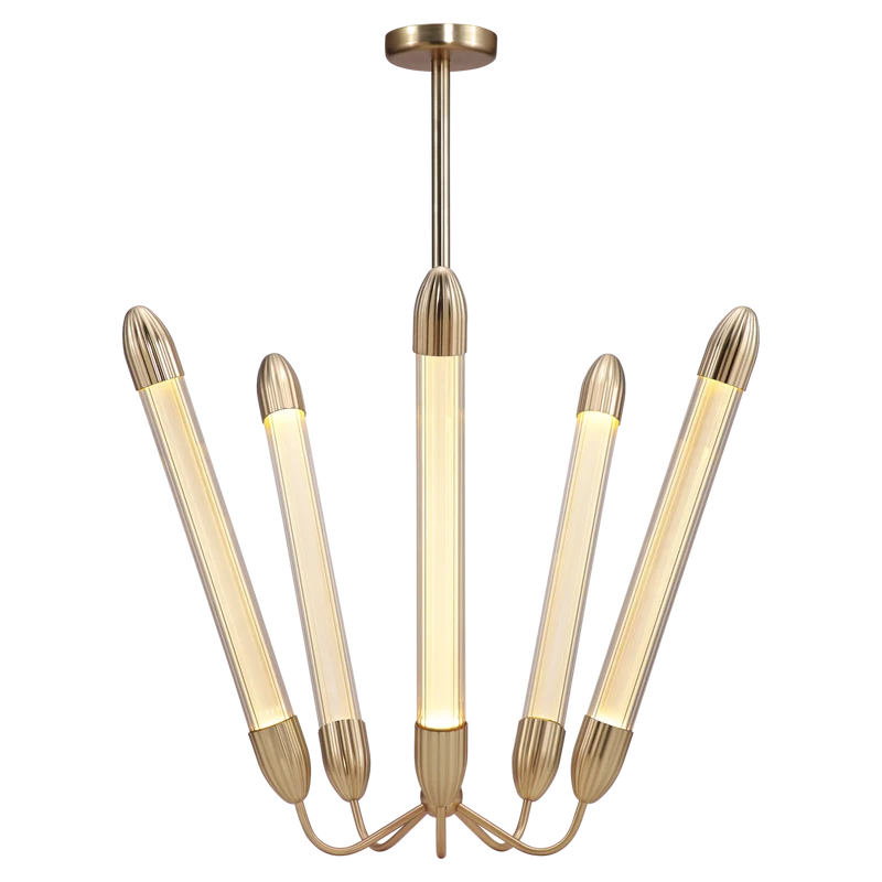 Lemon Squeeze Penta long - plated brass