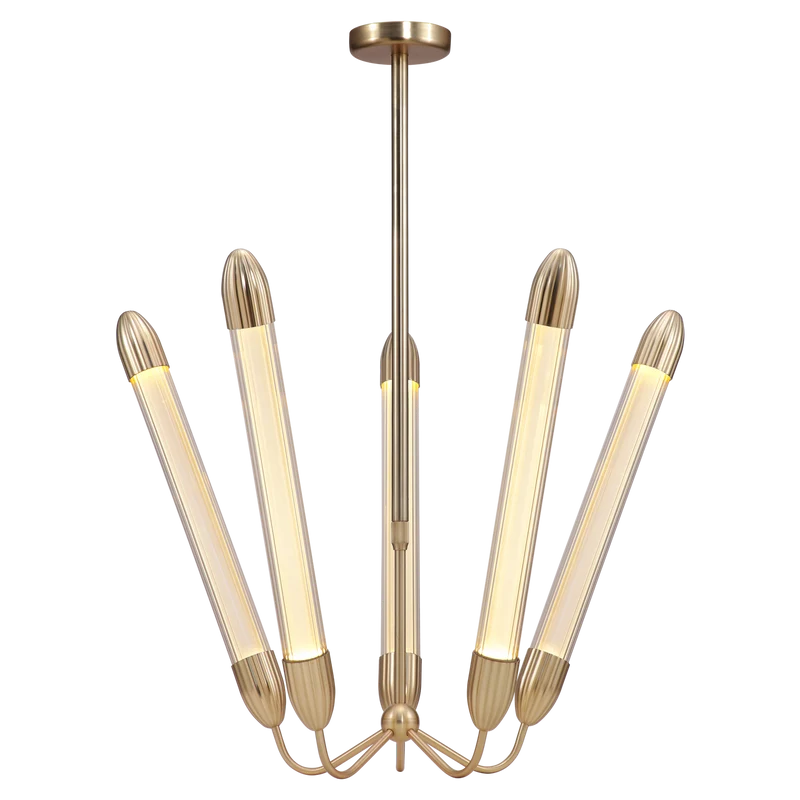 Lemon Squeeze Penta long - plated brass