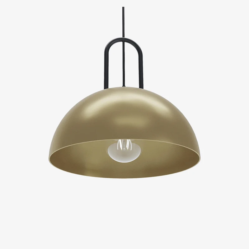 Luminaire suspension métal
