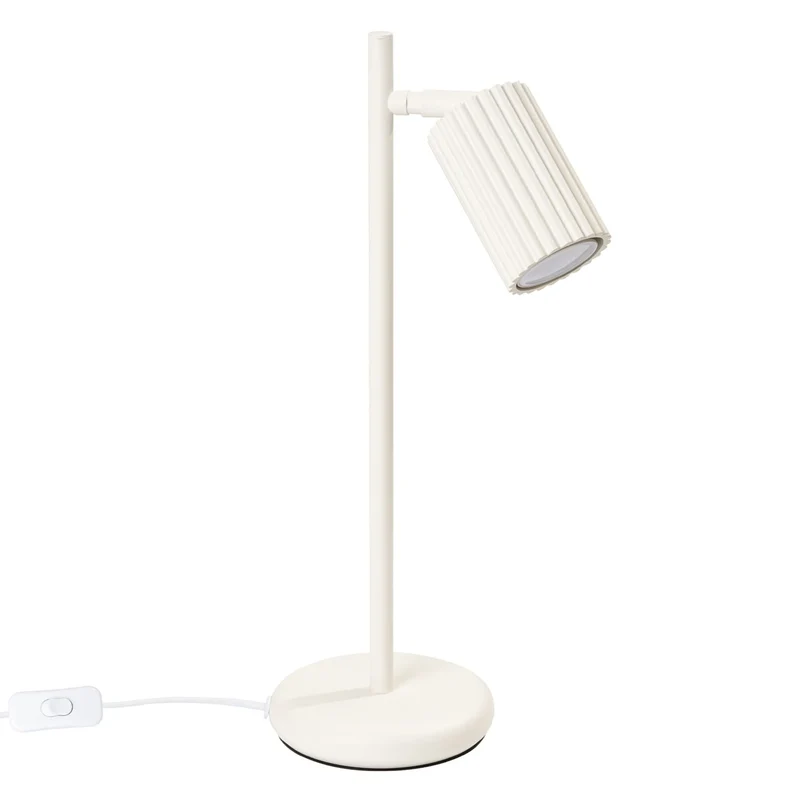 Lampe Beige Minimaliste Strié