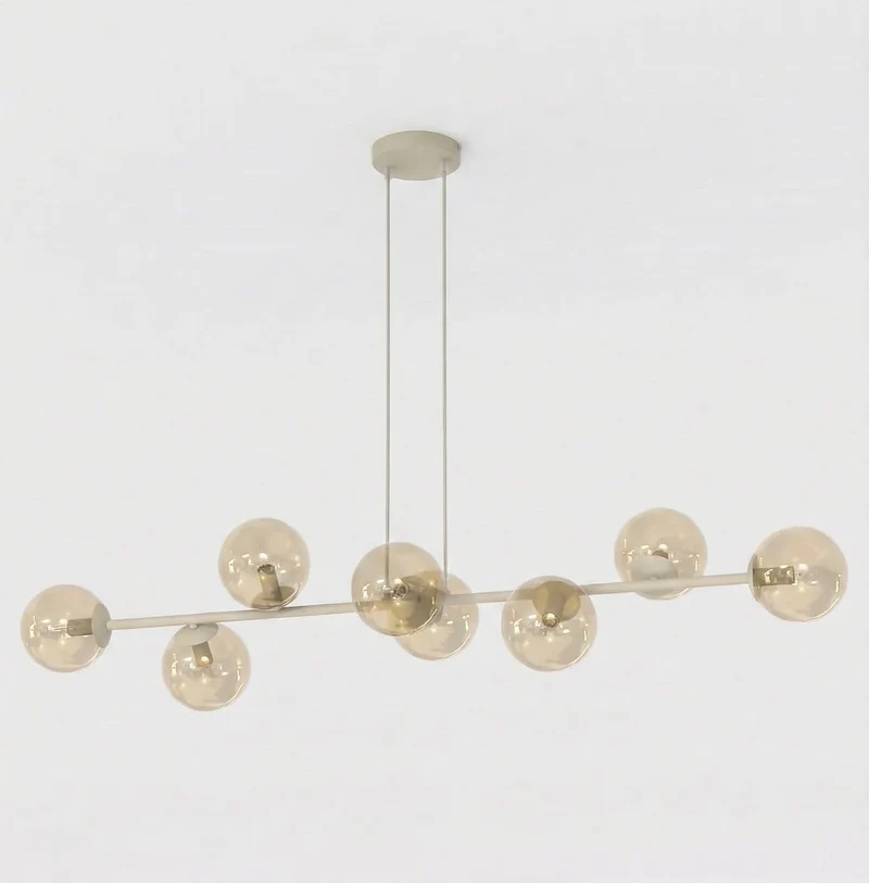 Suspension Verre Blanc Ambiance Chaleureuse