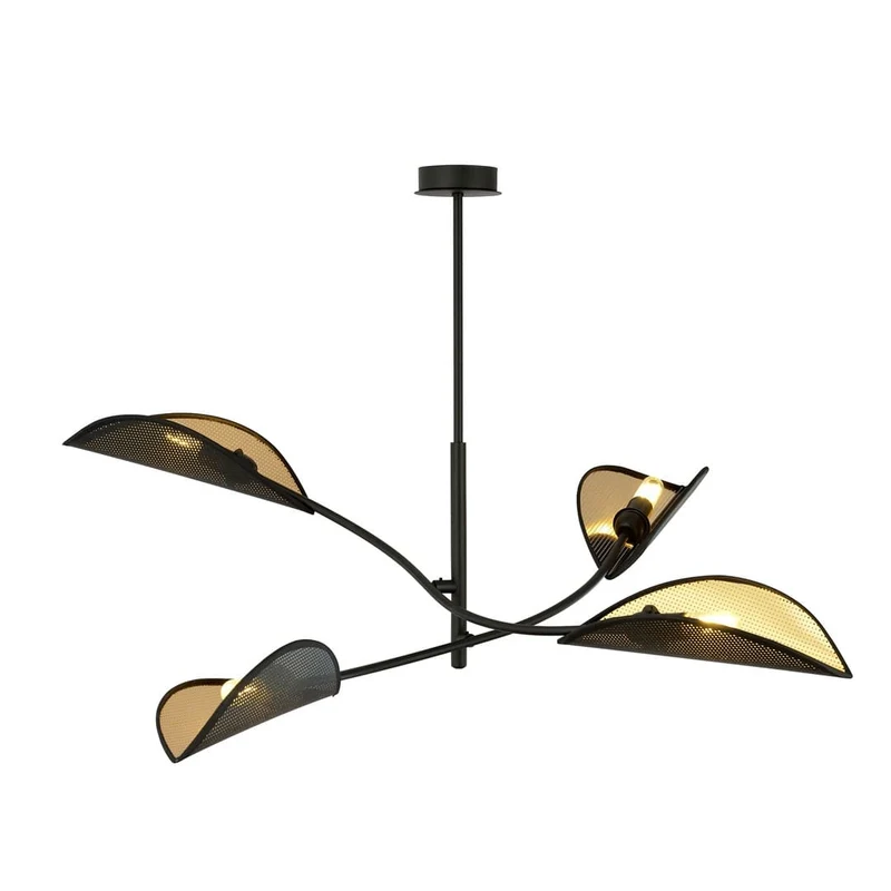 Lustre abat-jour tissu glamour grand format