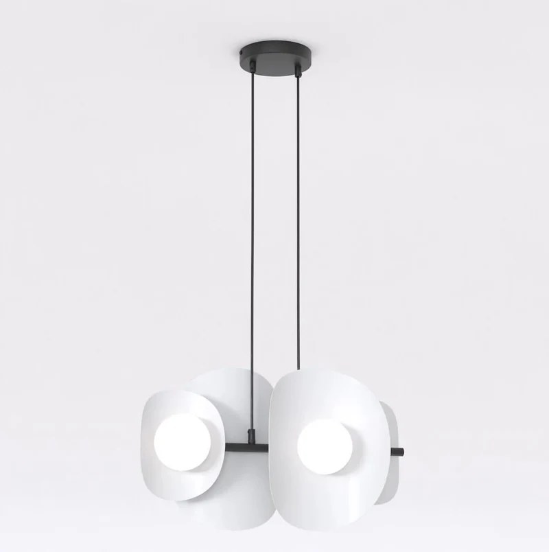 Suspension lustre linéaire noir moderne