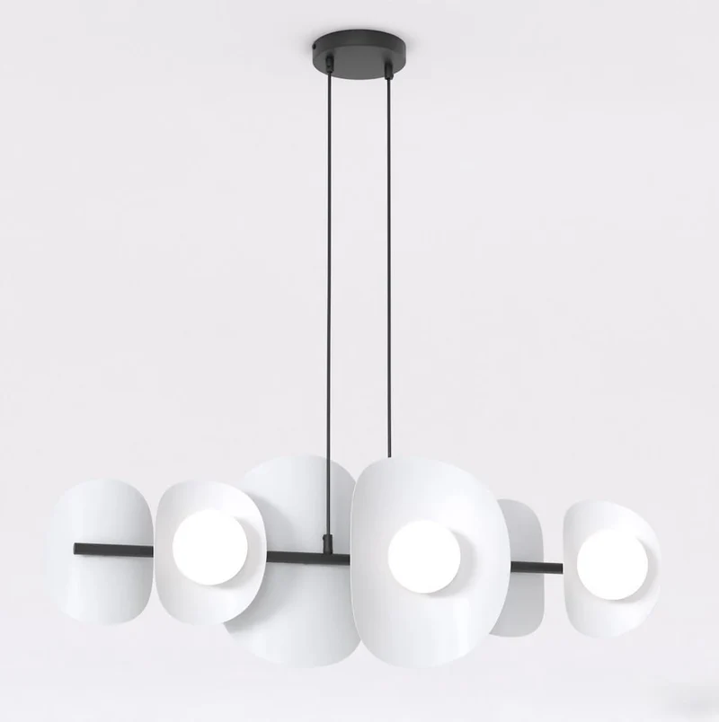 Suspension lustre linéaire noir moderne