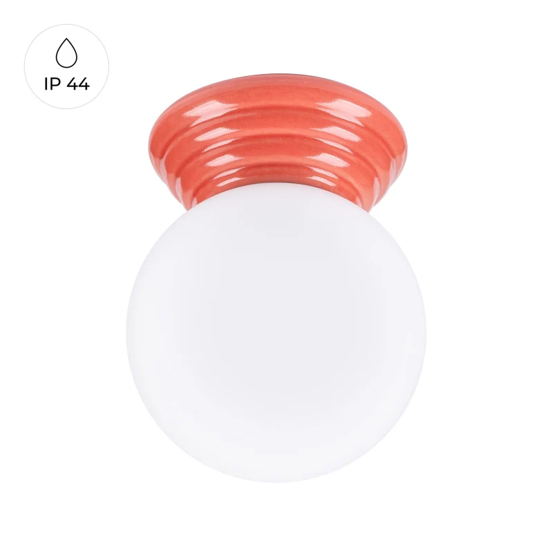 Plafonnier Spot Ampoule Pêche Minimaliste IP44