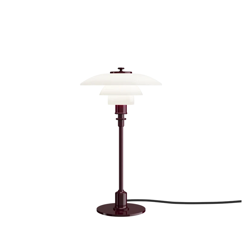PH 2/1 GLOSSY BURGUNDY BORDLAMPE