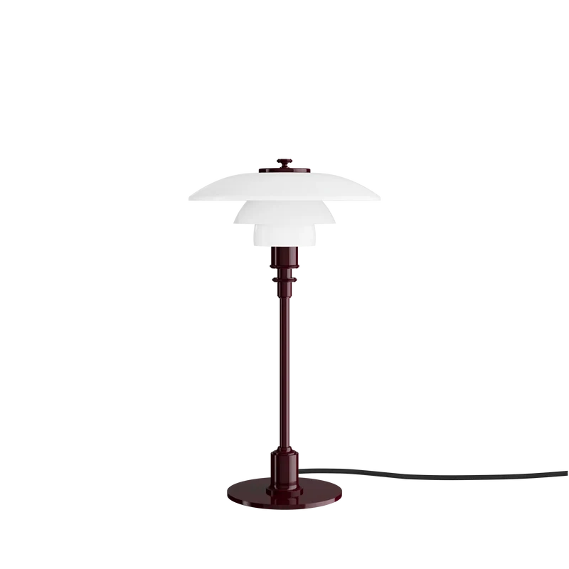 PH 2/1 GLOSSY BURGUNDY BORDLAMPE