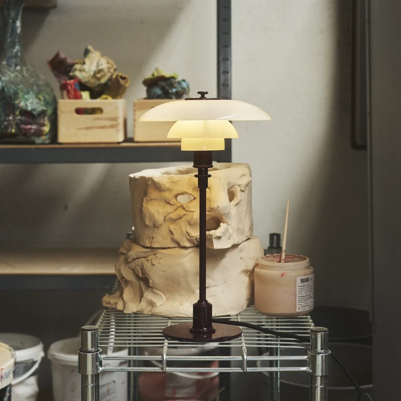 PH 2/1 GLOSSY BURGUNDY BORDLAMPE