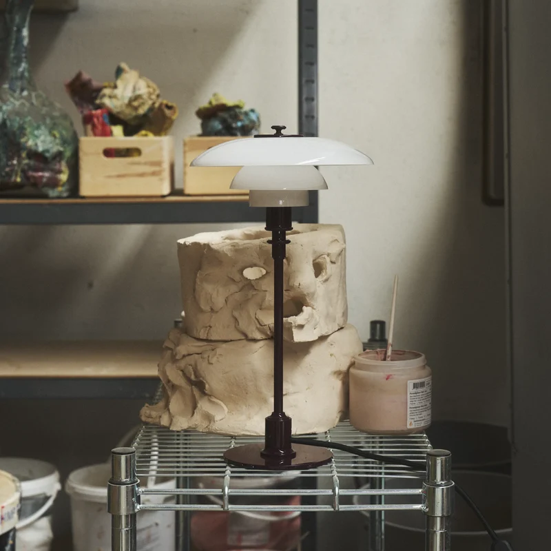 PH 2/1 GLOSSY BURGUNDY BORDLAMPE