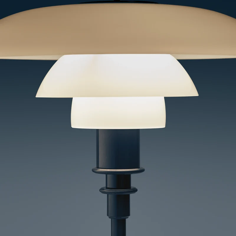 PH 2/1 GLOSSY DEEP BLUE BORDLAMPE