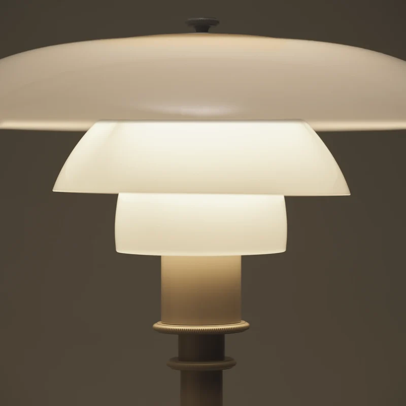PH 3/2 GLOSSY BEIGE BORDLAMPE