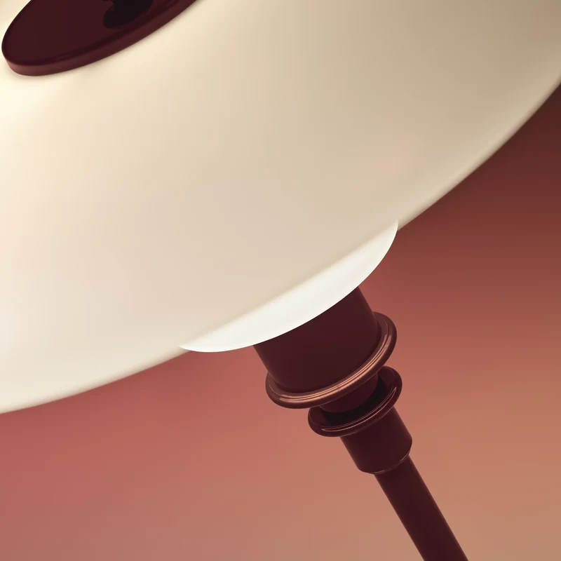 PH 3/2 GLOSSY BURGUNDY BORDLAMPE