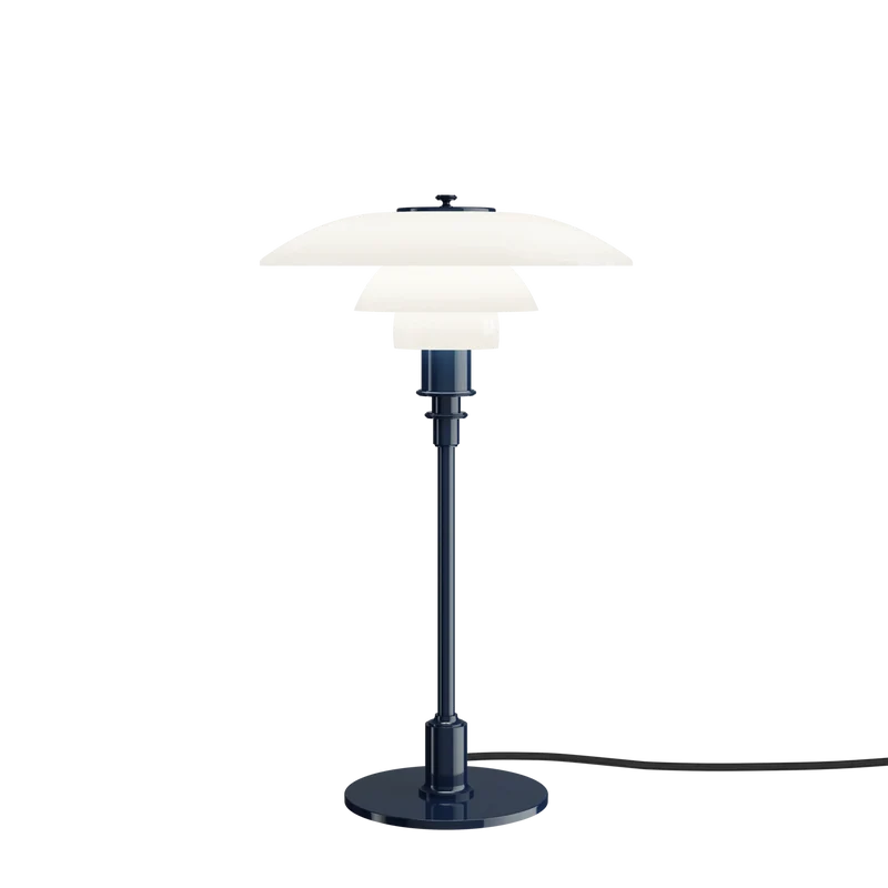 PH 3/2 GLOSSY DEEP BLUE BORDLAMPE