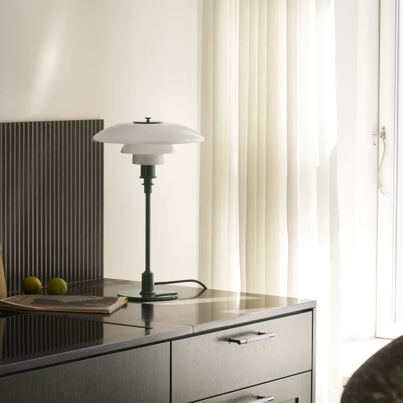 PH 3/2 GLOSSY DEEP GREEN BORDLAMPE