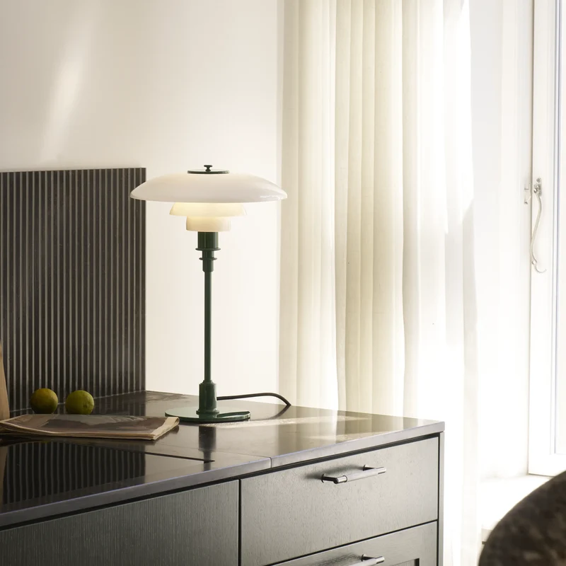 PH 3/2 GLOSSY DEEP GREEN BORDLAMPE