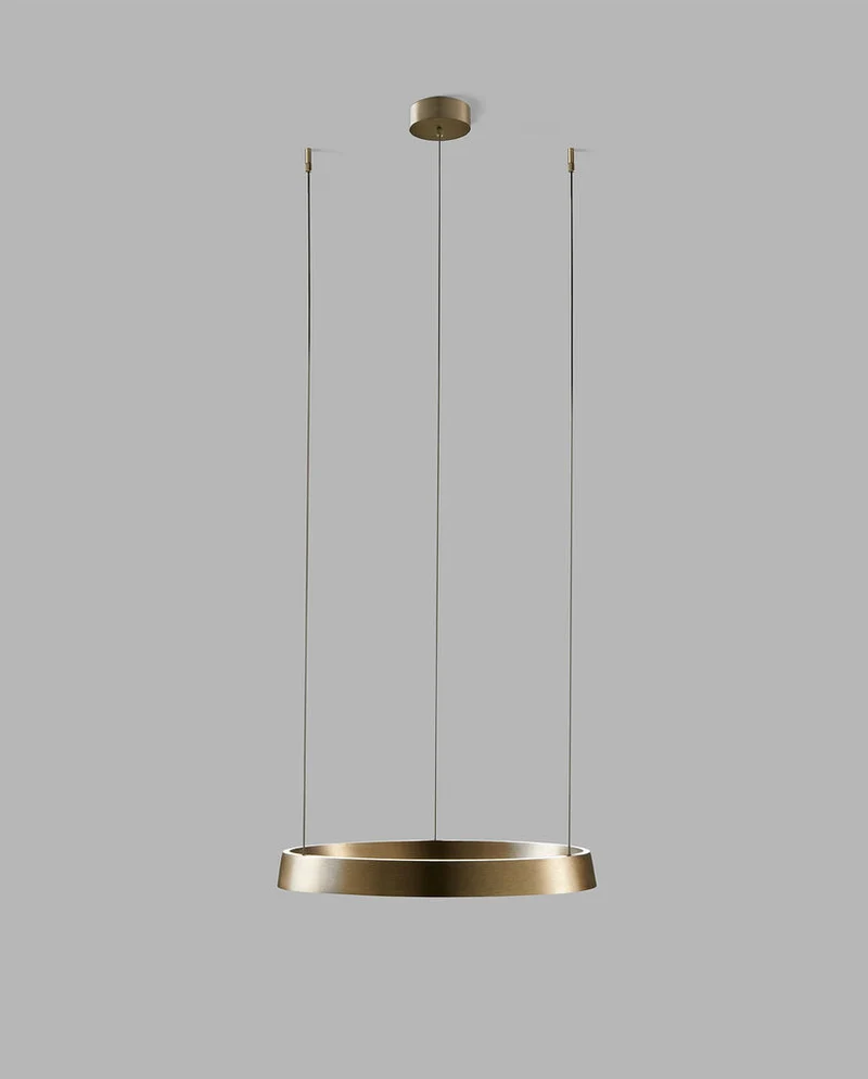 EDGE ROUND Ø500 BRASS SWITCH TUNE PENDEL