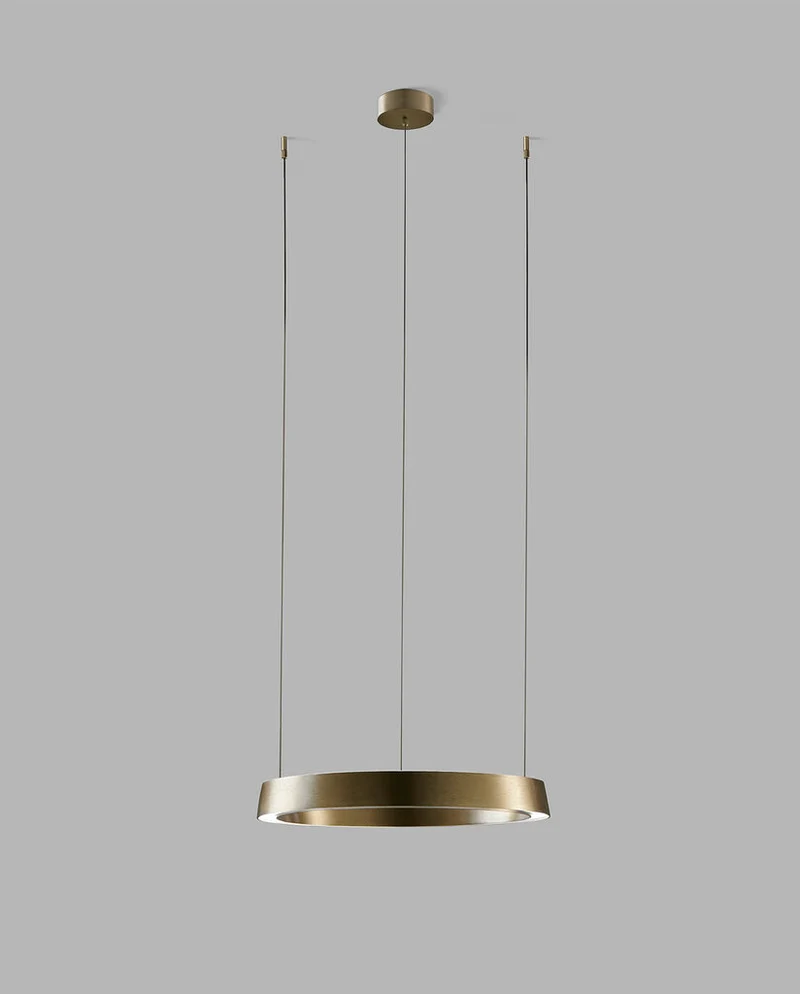 EDGE ROUND Ø500 BRASS SWITCH TUNE PENDEL