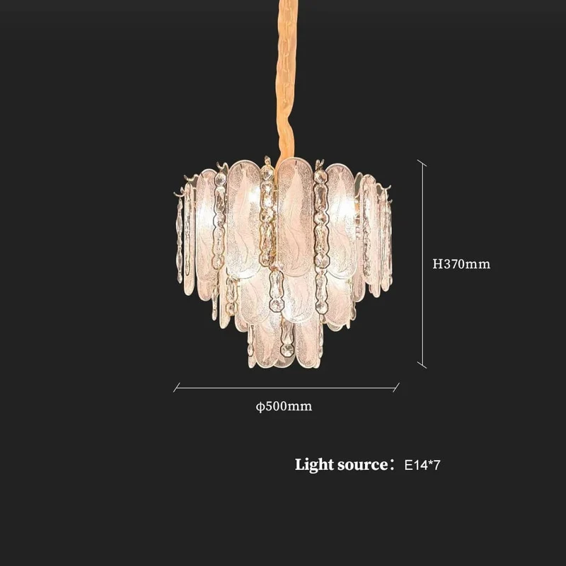 Lustre en Verre Blanc A Suspendre pour Salle a Manger