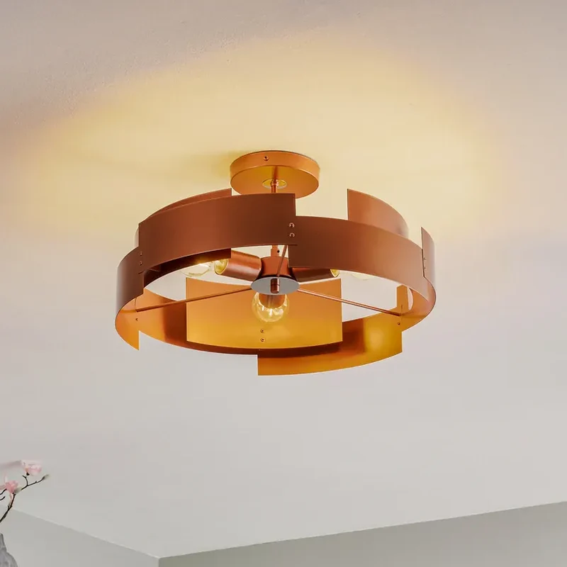 Plafonnier pour Salon Noir - Style Industriel