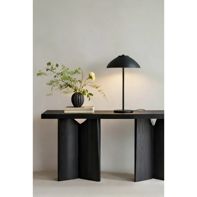 VALI MAT SORT BORDLAMPE