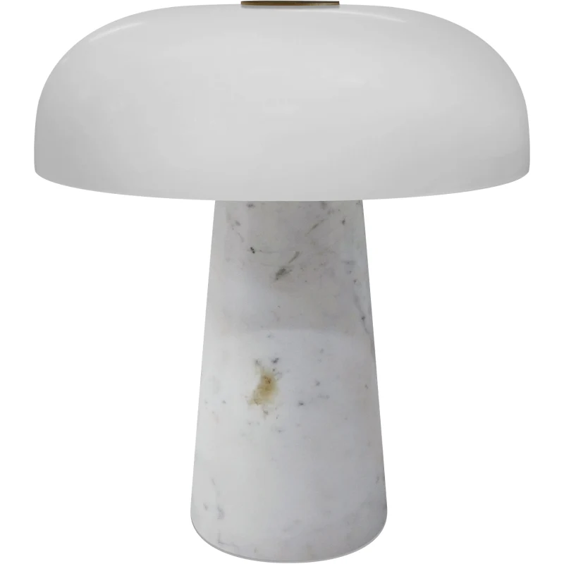 GLOSSY HVID MINI PORTABLE LAMPE