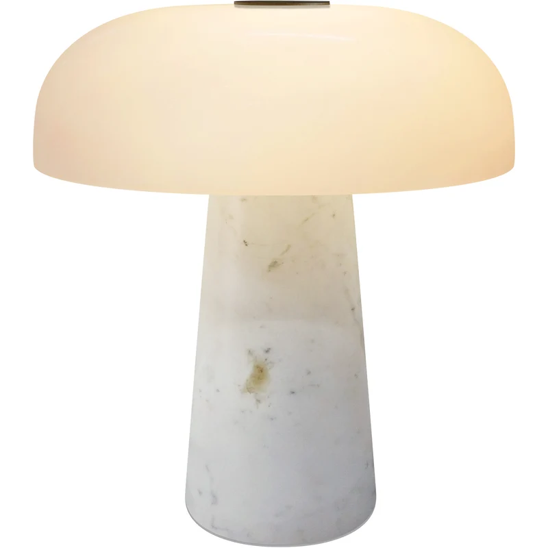 GLOSSY HVID MINI PORTABLE LAMPE