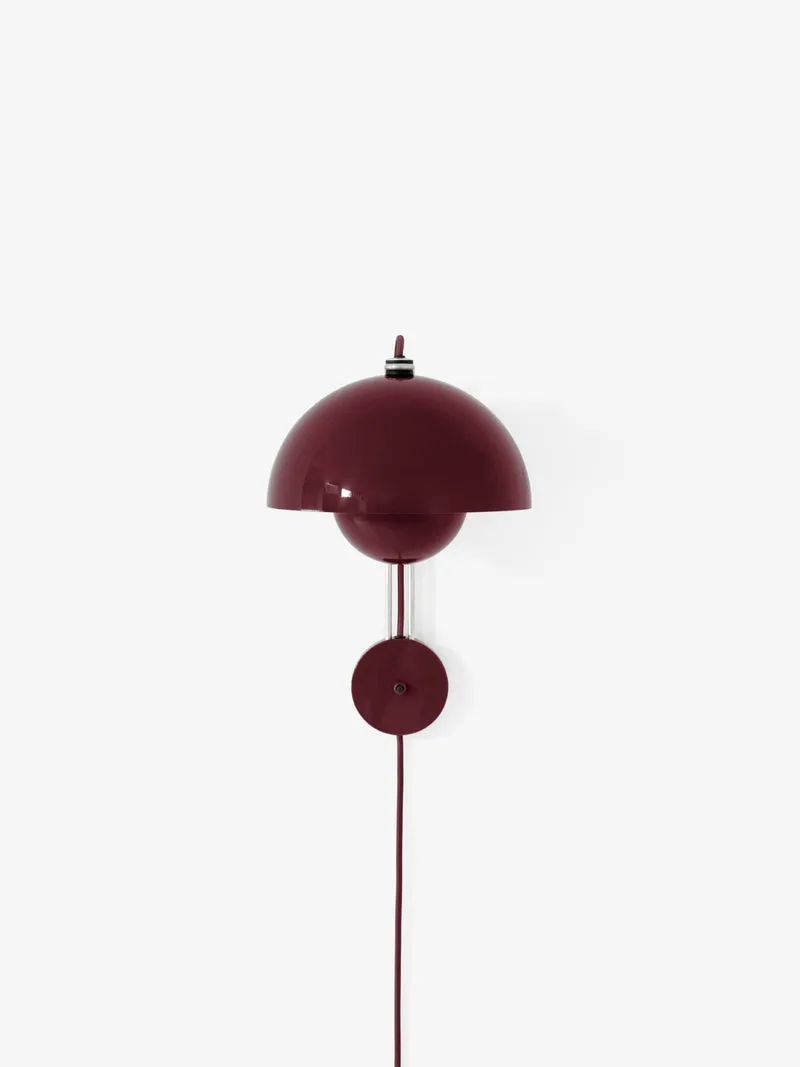 FLOWERPOT VP8 - VÆGLAMPE - DARK PLUM