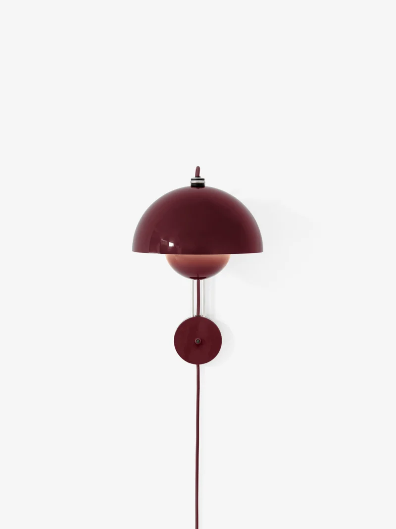 FLOWERPOT VP8 - VÆGLAMPE - DARK PLUM