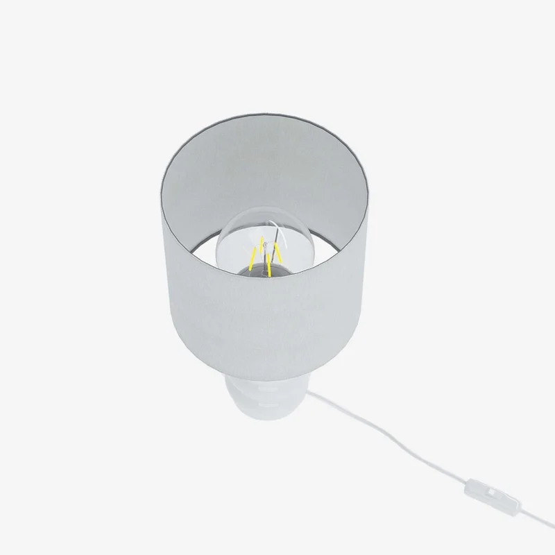Lampe poser en c ramique et tissu Montaigne