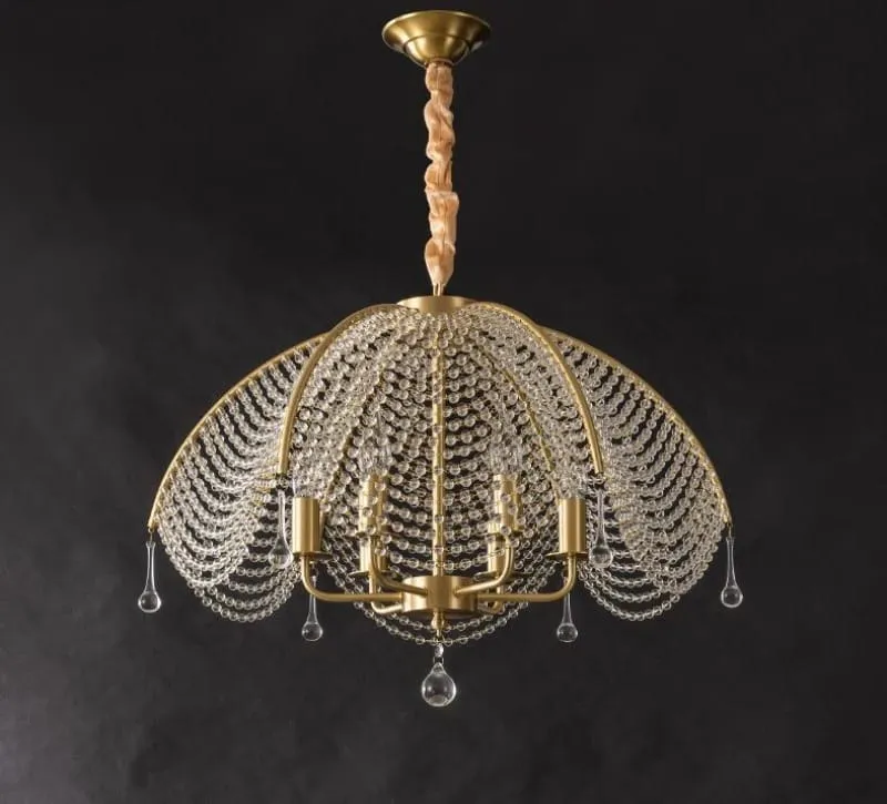 Lustre design de salon or