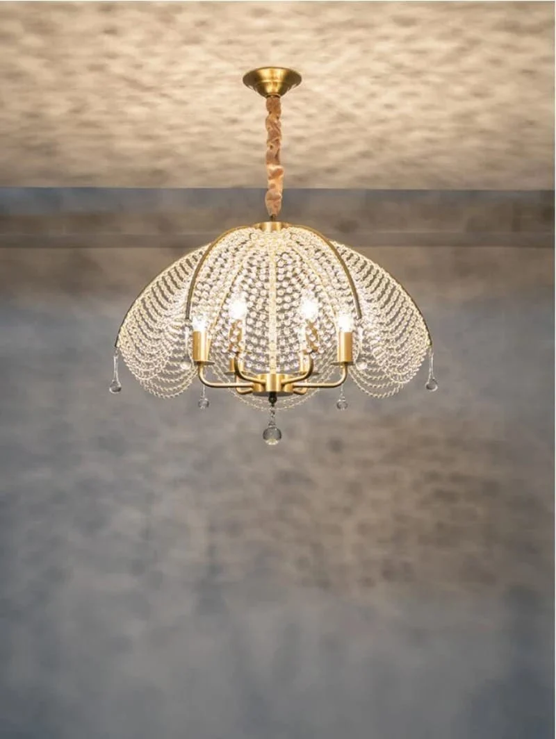 Lustre design de salon or